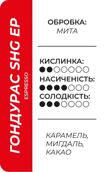 Кофе Гондурас SHG EP, 250 г 300525  фото