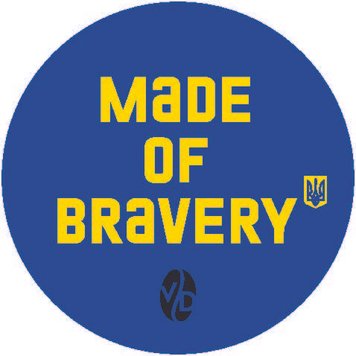 Темпер розрівнювач VD "Bravery blue", 53 мм 5303 фото