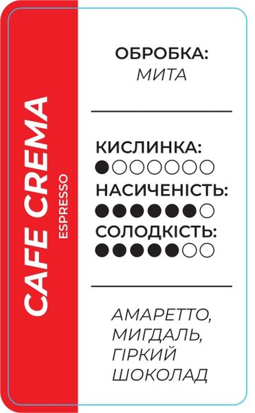 Кава Cafe Crema, 250 г 304125 фото