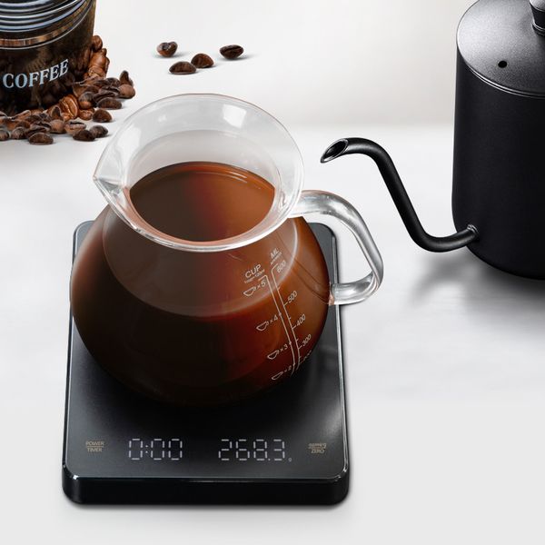 Весы для кофе COFFEE SCALE, черные. Весы для эспрессо. 1101 фото